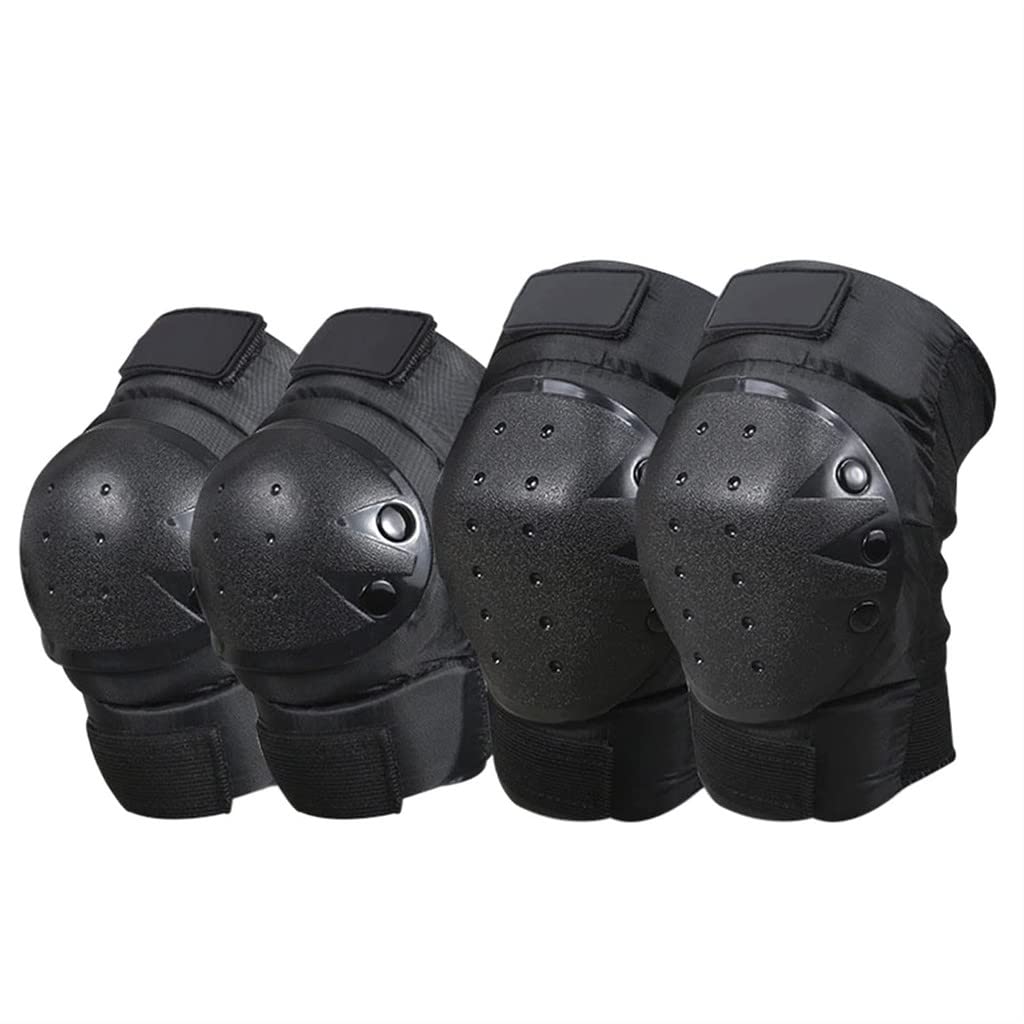 2 Pezzi Ginocchini Motociclisti, Ginocchiere Protezione Motocross, Ginocchiera Moto Professionale Adatti per Moto da Cross, Skateboard, Pattinaggio