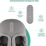 Medcursor Foot Massager with Heat Shiatsu Deep Kneading, Gray, Up to US 13" - Image 2