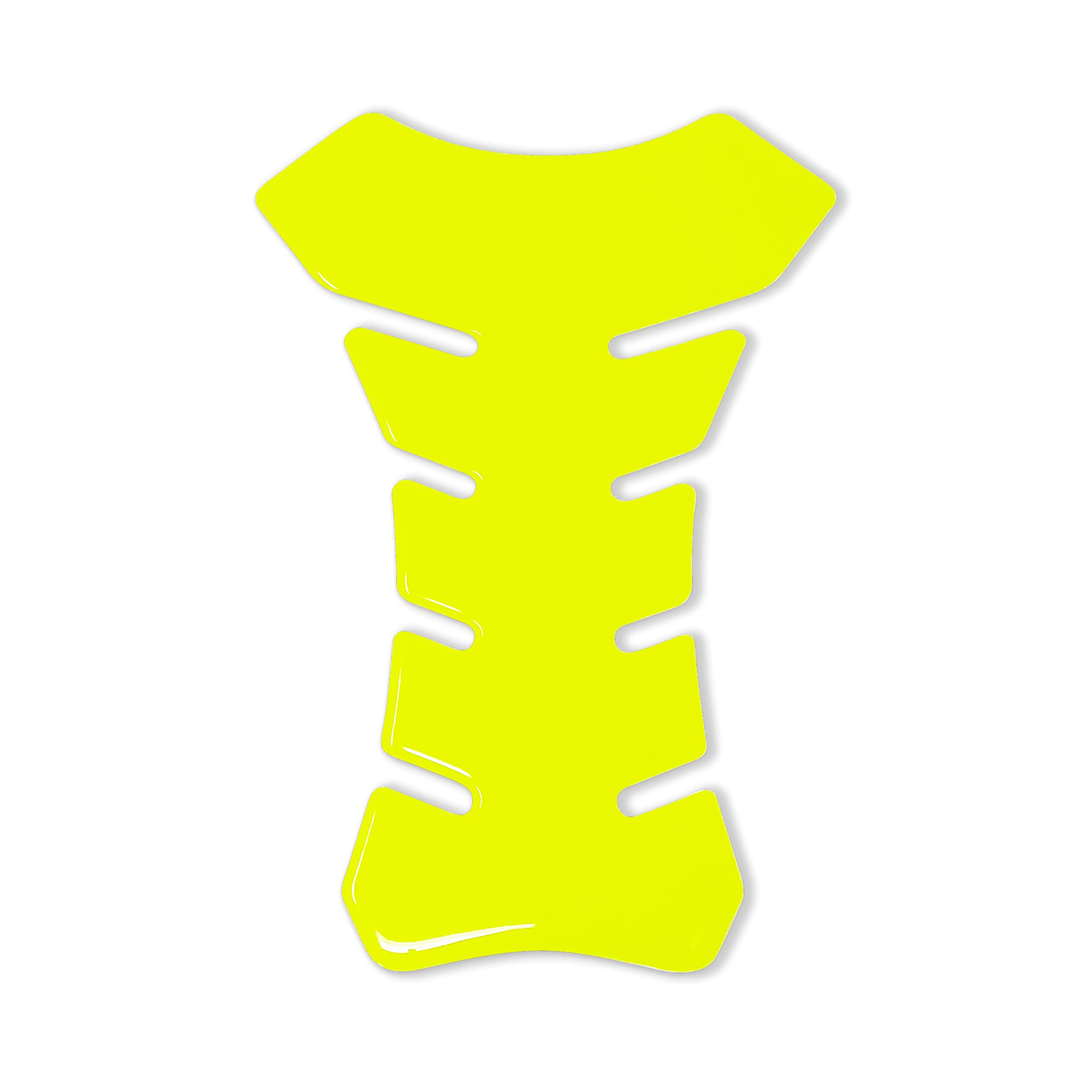 4R Quattroerre.it 18117 Adhesive 3D Tank Pad, Neon Yellow