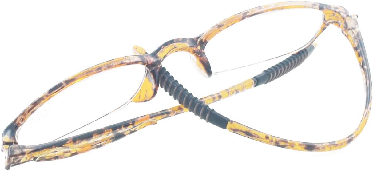 Computer Blue Light Blocking Reading Glasses(Flexible and Lightweight) Plastic Portable Readers