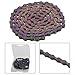 8/9/10 Speed Chain for Mountain and Road Bikes, High Strength Steel, 116 Links, for Ultra-Light, with Safety Buckle, for Campagnolo and Drivetrains, (Colorful)（9speed）