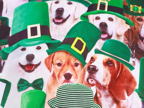 Image of WonderBabe Toddler Girl St Patricks Day Outfit Kids Long Sleeve Printed Swing Dresses Shamrock Clover Casual Dress Clothes