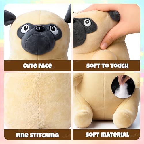 Image of Zest 4 Toyz Soft Toy for Girls (30 Cm) | Cute Stuffed Animal Plush Toy | Baby Toys | Cuddly Teddy Bear for Kids | Cute Stuffed Puppy | Dog Soft Toy for Kids | Birthday Gift for Girls