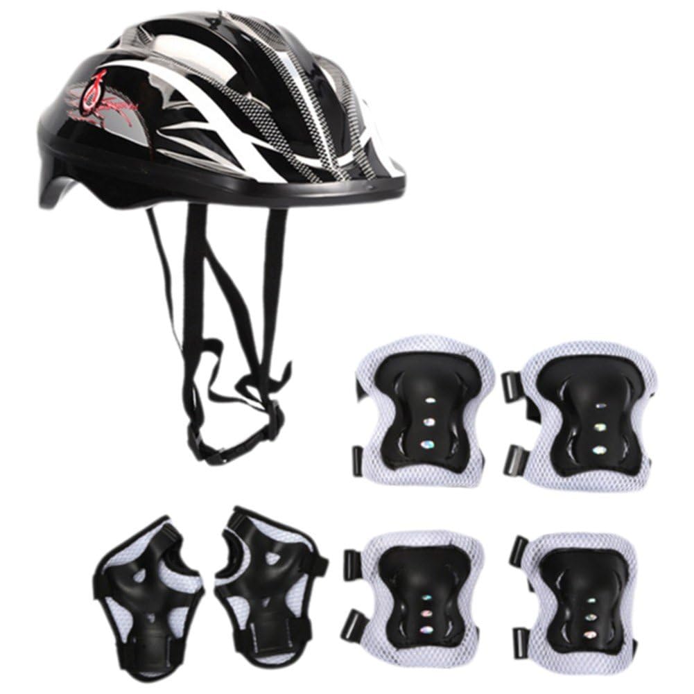dziecięcy kask rowerowy i zestaw poduszek, kask deskorolkowy, ochraniacze na kolana, łokcie, ochraniacze nadgarstków, zestaw przenośny, wielofunkcyjny sprzęt rowerowy