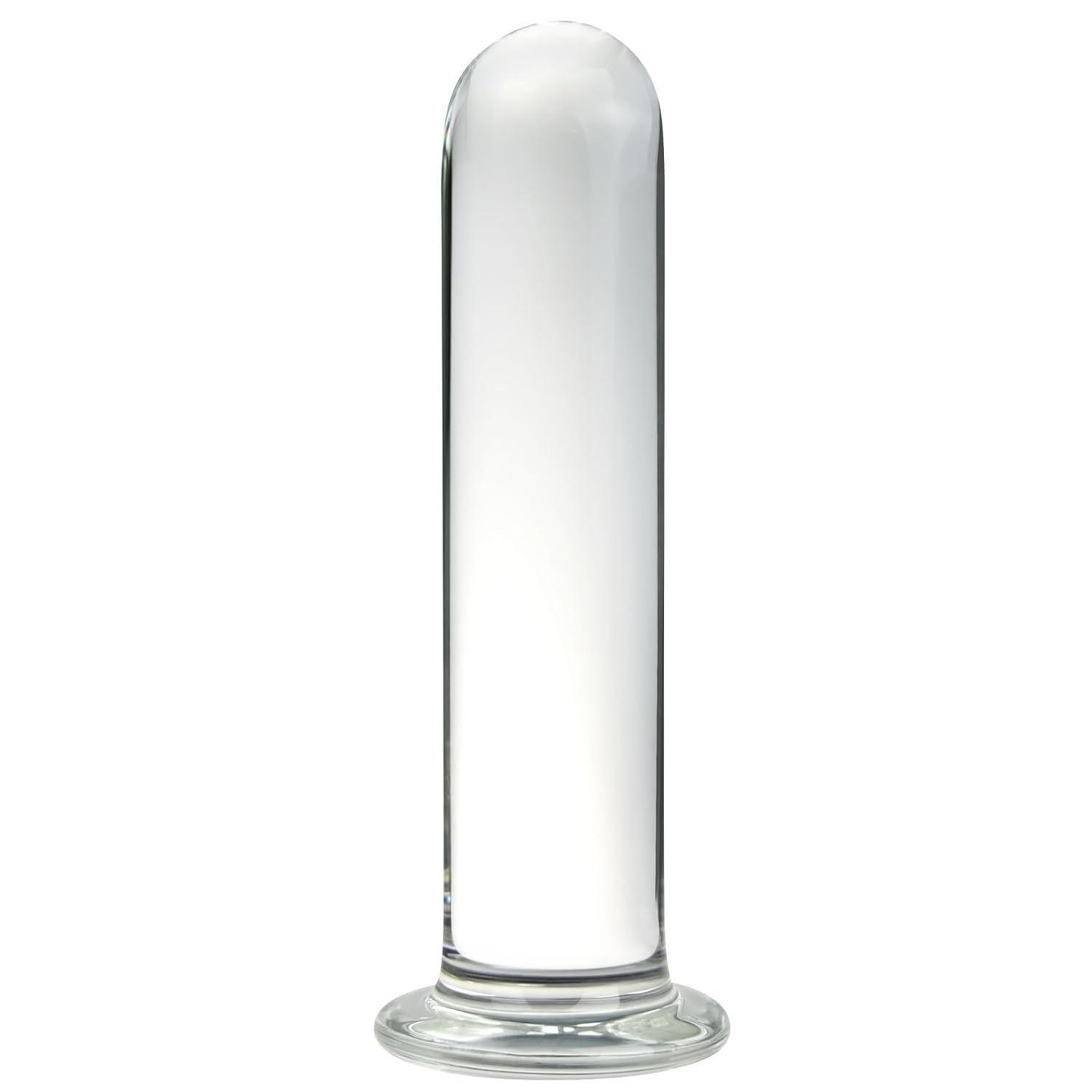 Romi Glass Butt Plug Anal Trainer Prostate Massager Crystal G-spot Dildo Cylinder Shaped Pleasure Wand for Women Men