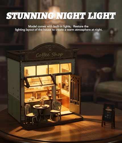 KOLOTESAME Coffee Shop Book Nook Kit thumbnail 4