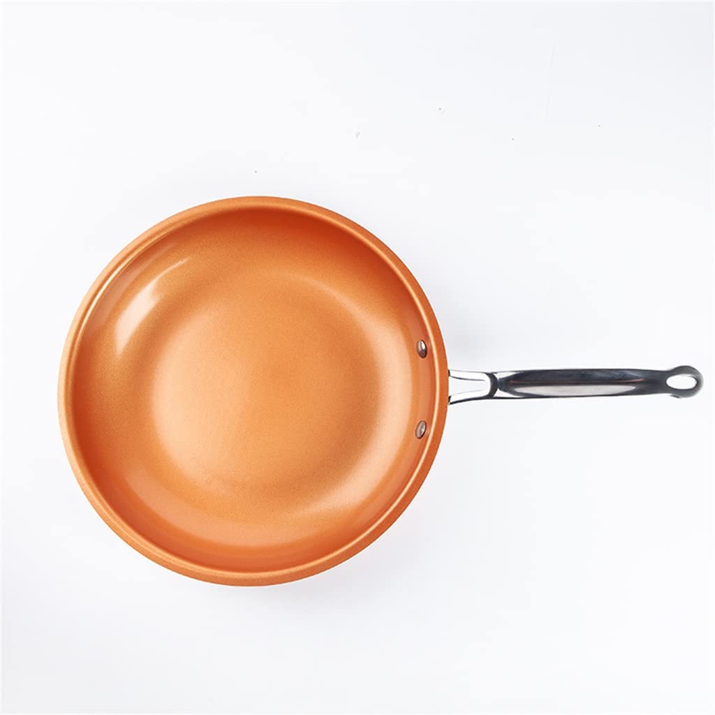 Nonstick Stir Frying Pan with Ceramic Coating Pancake Maker Cake Maker Home Frying Pan Color A Size 28cm