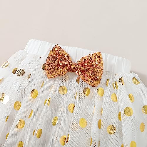 Image of LYSMuch Girls Birthday Outfit Birthday Girls Shirt Princess Tutu Tulle Skirt
