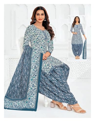 Image of Yashika Unstiched Crepe dress materials | Crepe Salwar Suit for women with dupatta | suit material for women unstitched