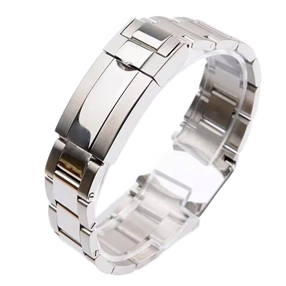 New Rolex 20MM Two Tone Solid Stainless Steel For Submariner, GMT-Master Watch Band Bracelet starp With Logo