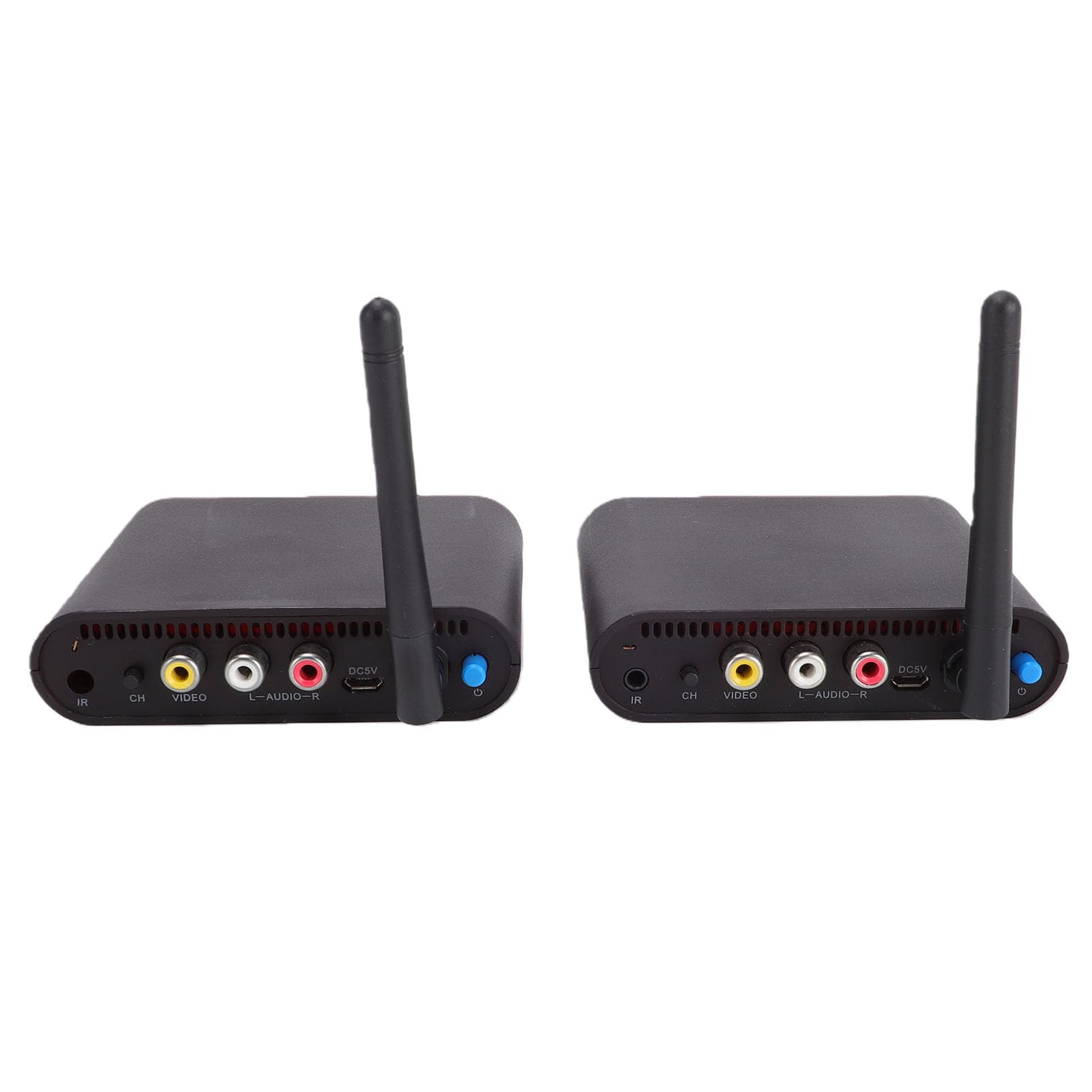 Topiky Bezprzewodowy Nadajnik i Odbiornik AV 5,8 GHz (wtyczka UE) | Bezprzewodowy Adapter Audio Dalekiego Zasięgu o Niskim Opóźnieniu z możliwością Wyboru 8 Kanałów, Zestaw Adaptera