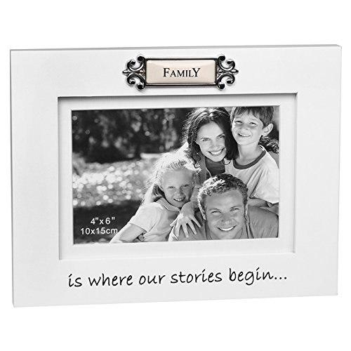 Shudehill Giftware White Loved Ones 6X4 Frame Family (32932)