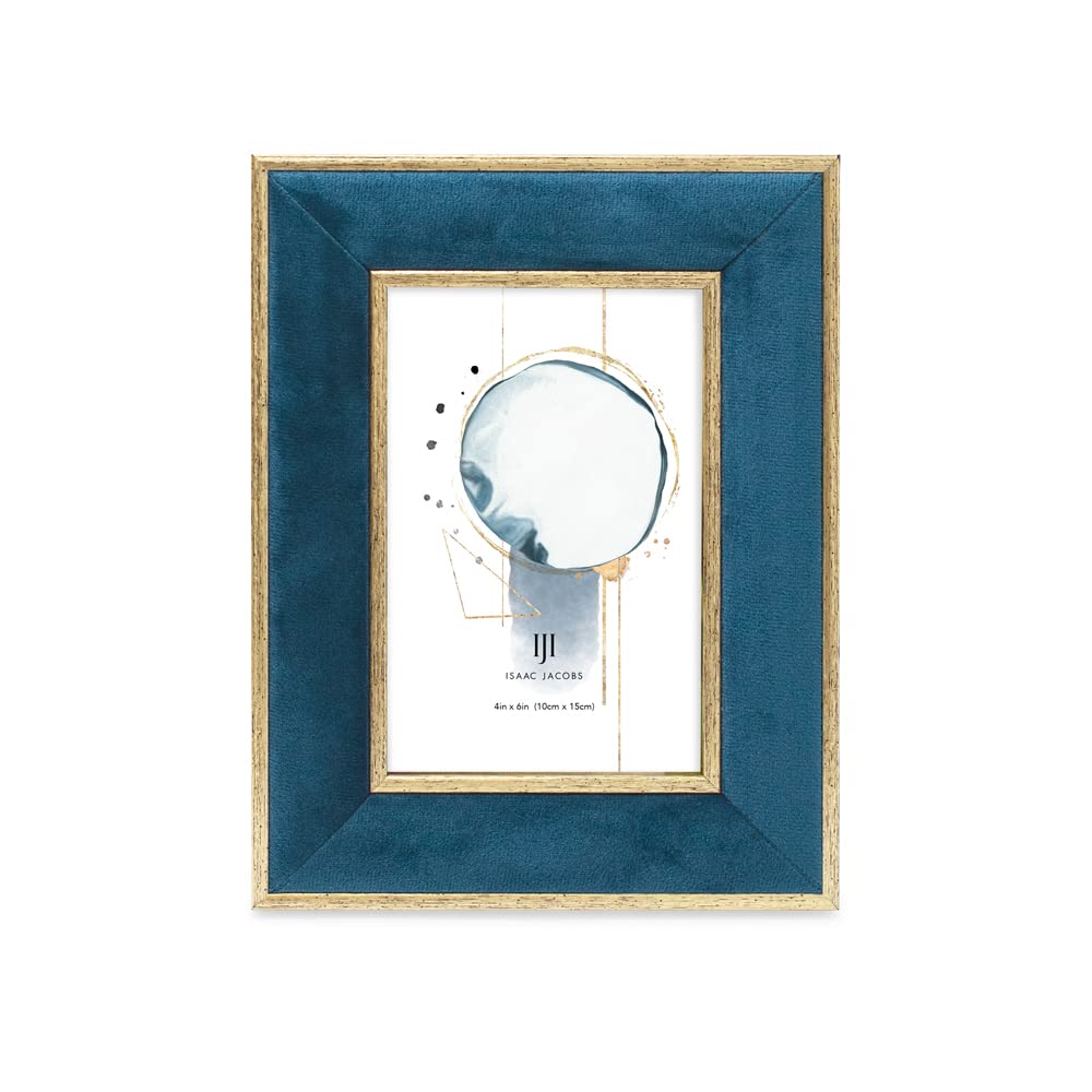 アートフレーム　ダリ Amazon.com - Isaac Jacobs Velvet Picture Frame with Metallic