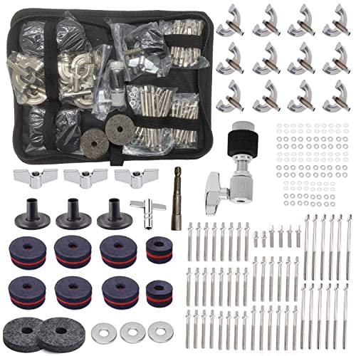 Jiayouy Drum Set Parts Hardware Pack (66 pcs)