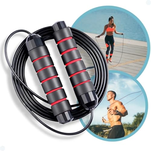 Corda De Pular Cross Speed Rope Profissional Fitness Ajustável De...