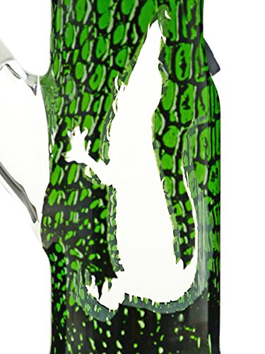 Jelly Joker Croc Glasbong in Krokodil-Optik - 45cm, 18,8mm - Head&Nature Bong-Kollektion – Bild 5