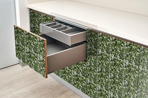 Papel pintado autoadhesivo Wallfluent para ocultar imperfecciones en puertas mate 5