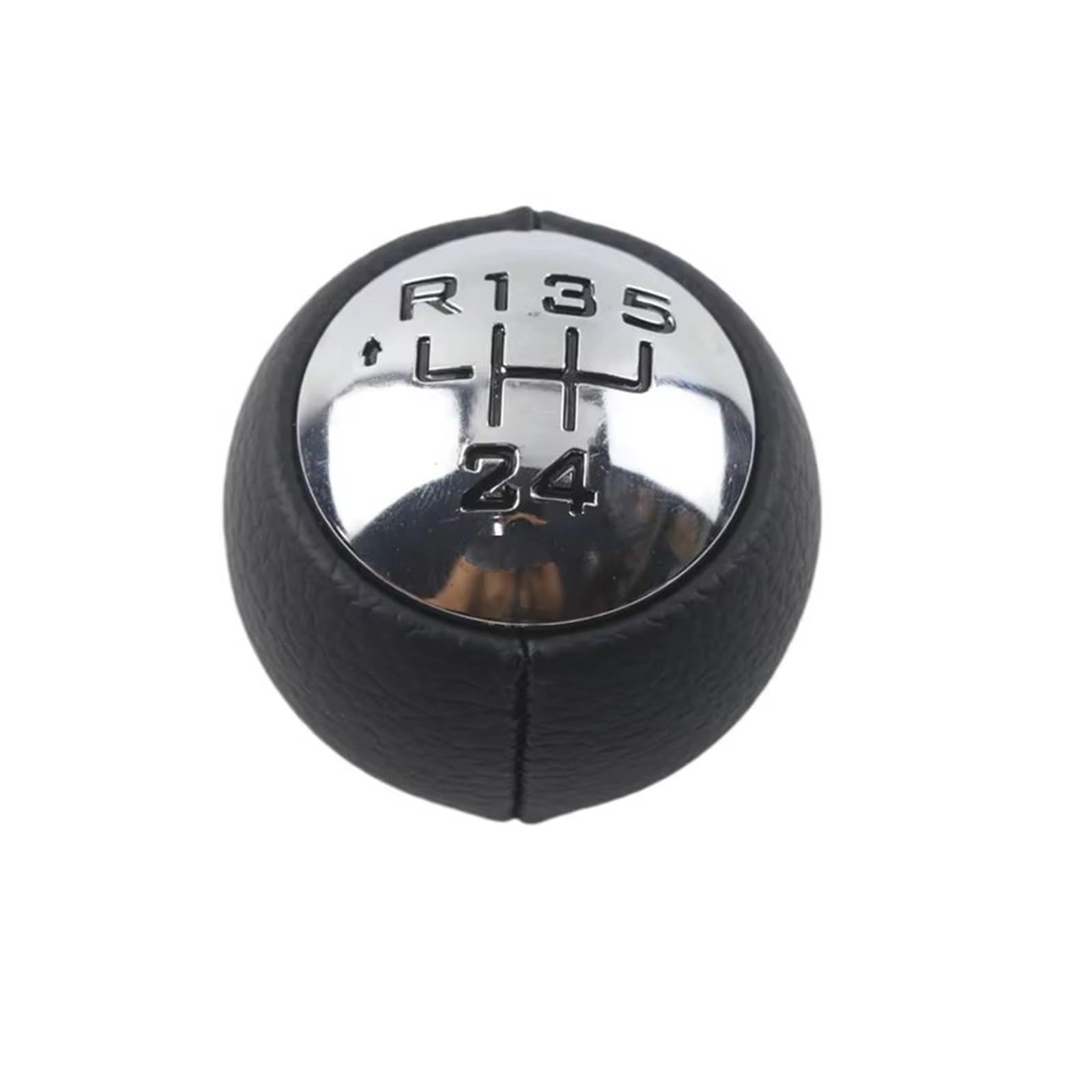 GHQFROP Transmission Gear Shift Knob for Peugeot 307 308 3008 407 807 5/6 Speed Gear Shift Knob Head Lever Adapter Manual Transmission Car Gear Stick Knob(5 Speed)