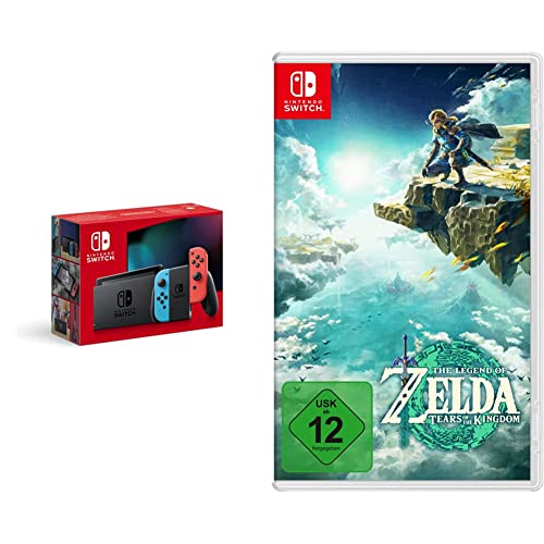 Nintendo Switch Konsole - Neon-Rot/Neon-Blau + The Legend of Zelda: Tears of the Kingdom