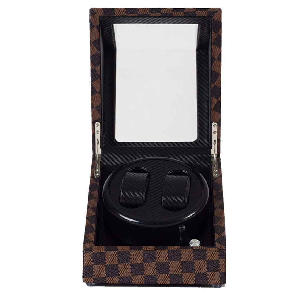 Watch Accessories Watch Winder Watch Winder Boxes Automatic 2+0 Mechanical Watch Winder Quiet Motor Five-speed Adjustable Turn Table Devic