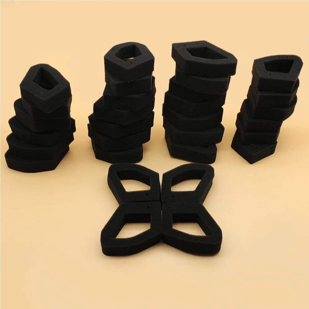 Lote de 30 filtros Aire limpiadores for desbrozadoras Motor Mini GX35, GX 35, GX35NT, HHT35S y 35CC Parte