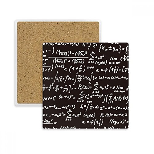 Coaster calcul mathématique dessous de verre absorbant multicolore pour tasse - 2