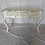 Stil: Barock Louis Seize Kunibert Barock Louis Seize Renaissance Rokoko Sekretär Farbe:weiß mit Silber Schreibtisch Schminktisch Länge122xHöhe79xBreite51cm Nr.6