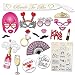 Bachelorette Party Supplies Kit - Bridal Shower Supplies | Bride to be Sash, LARGE Bachelorette Party Photo booth Props (20 pieces) with Glitters, Bachelorette Tattoos By Amera Ultra