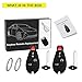 YITAMOTOR 2 Key Fob for M3N5WY783X Uncut Keyless Entry Remote Compatible for 08 09 11 12 13 Commander Grand Cherokee