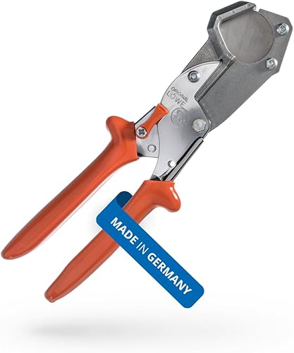 Miniatura 1 de Tijeras de manguera profesional LÖWE 5.504 con cuchilla triangular para aplicaciones en la industria y el comercio, tijeras afiladas y prácticas
