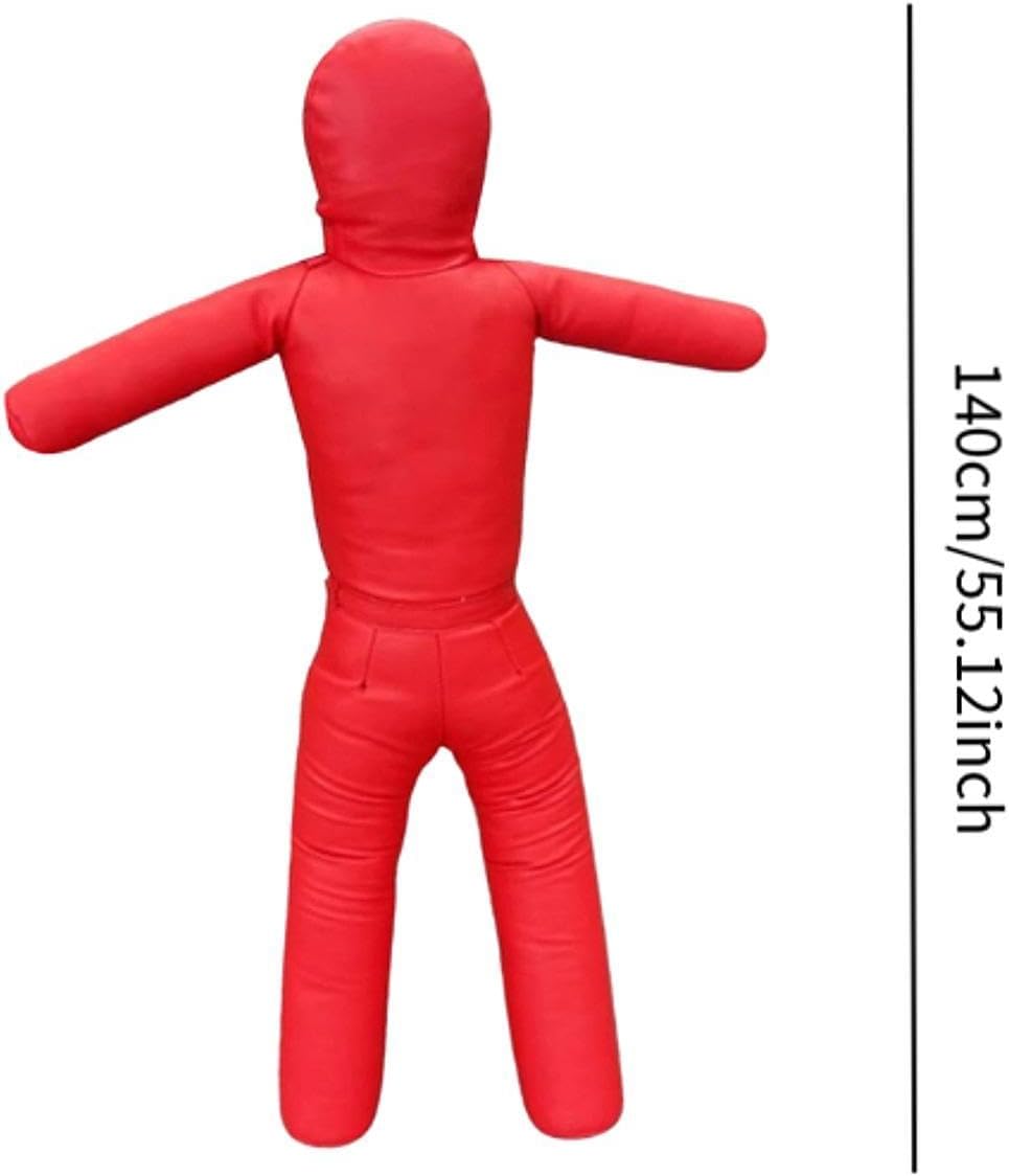 Professional Wrestling Dummy, Multiuse Grappling Aid for Jiu-, Red