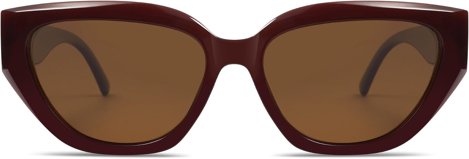 SOJOS Trendy Cute Cat Eye Polarized Sunglasses for Women Fashion Cateye Womens Sunnies SJ2237 - Image 3