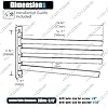 Amazon.com: KOKOSIRI Bathroom Towel Bars Swivel Towel Rails Matte Black ...