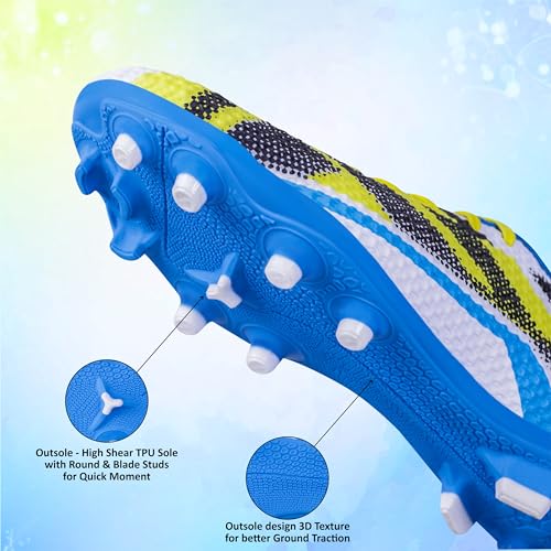 Image of Nivia Dagger Football Studs for Men | Better Control and Lightweight Comfort | First Choice for Performance-Driven Players | Football Shoes | Sports Shoes for Men