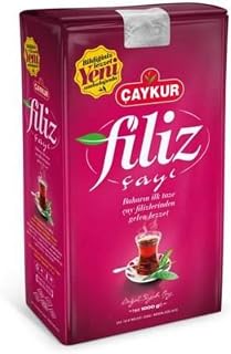 ÇAYKUR Filiz Black Tea, First Harvest Golden Tips, Loose Leaf Premium Tea, Best Flavor 1000g / 35.2 Oz