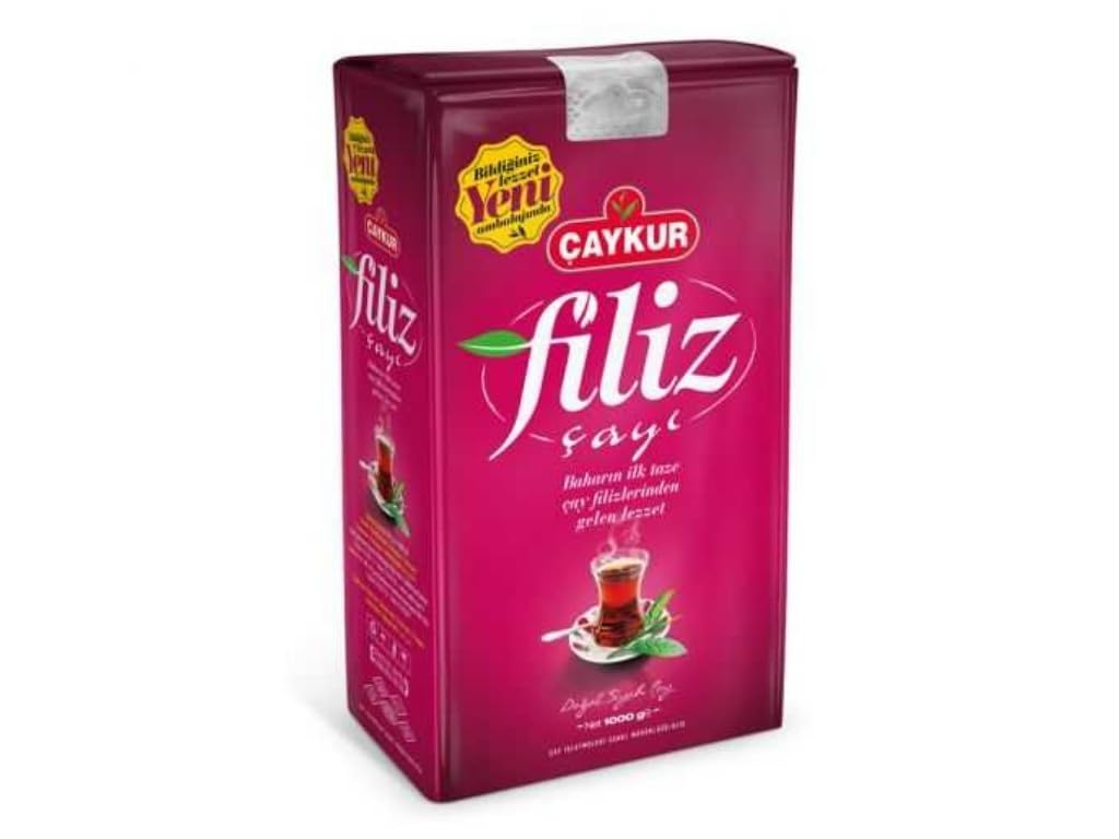 ÇAYKUR Filiz Black Tea, First Harvest Golden Tips, Loose Leaf Premium Tea, Best Flavor 1000g / 35.2 Oz