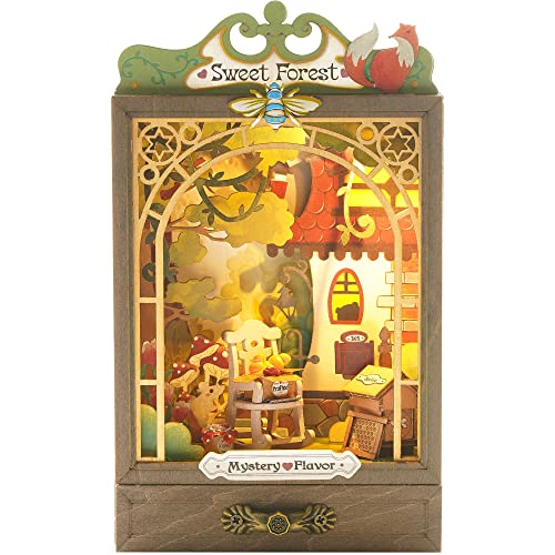 Rolife Toddler Miniature Dollhouse Kits Combination Pack (Dark Castle+Bear's Sweetie+Starry Melody+Sweet Forest) #TOP4
