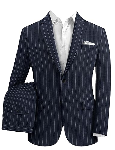 Costume pour fête et performance Ulnomio veste et pantalon pour soirée habillée