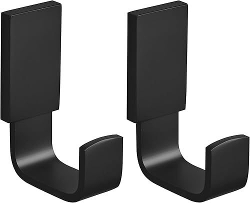 Miniatura 8 de BESy Gancho de latón para ropa, gancho único para toalla para baño, cocina, garaje, estilo cuadrado, ganchos para bata, gancho para abrigo y Oro