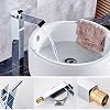 Dolinvo-Grifo-de-Lavabo-Cascada-Alto-Griferia-Monomando-de-Bano-Cromado-Plateado-304-Acero-Inoxidable-Resistente-a-Corrosion-Grifo-Mezclador-Rectangular-sobre-Encimera-Sale-Agua-Fria-y-Caliente Dolinvo-Grifo-de-Lavabo-Cascada-Alto-Griferia-Monomando-de-Bano-Cromado-Plateado-304-Acero-Inoxidable-Resistente-a-Corrosion-Grifo-Mezclador-Rectangular-sobre-Encimera-Sale-Agua-Fria-y-Caliente
