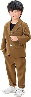 Conjunto de traje para niño con pantalones, traje de dos piezas, chaqueta de un solo pecho, ropa festiva, traje de boda, ropa formal, traje de comunión, elegante traje de bautizo para niños