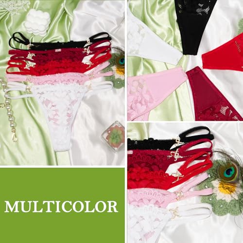 Image of Banamic Sexy Thongs for Women G-String Thongs with Double Straps Panties