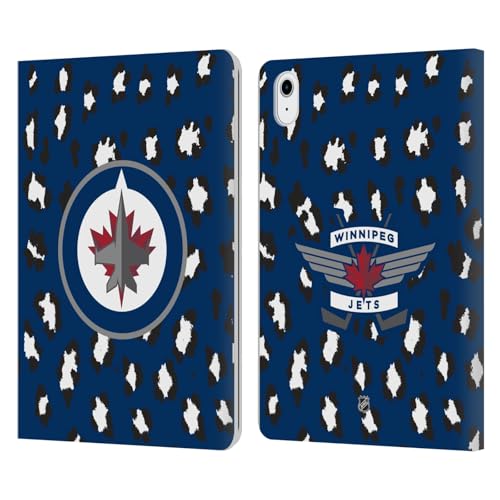 Protection iPad Air 11 Winnipeg Jets étui cuir NHL Apple tablette 2022 2025