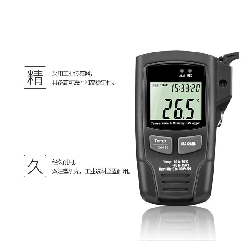 DT-172 Registrador inteligente de datos de temperatura y humedad, interfaz USB con capacidad de datos 32700 for monitoreo ambiental y logística de cadena de frío