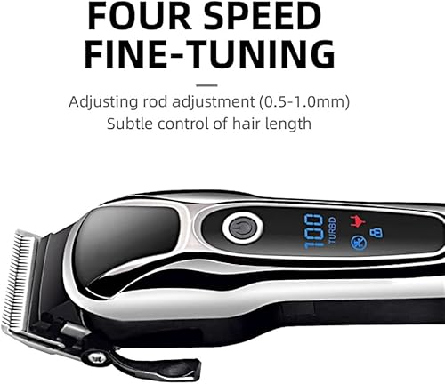 Miniatura 2 de Cortapelos profesionales y recortadores para hombres, cortapelos inalámbricos para hombre con peine de límite de 4 límites, cortaúñas de peluquería