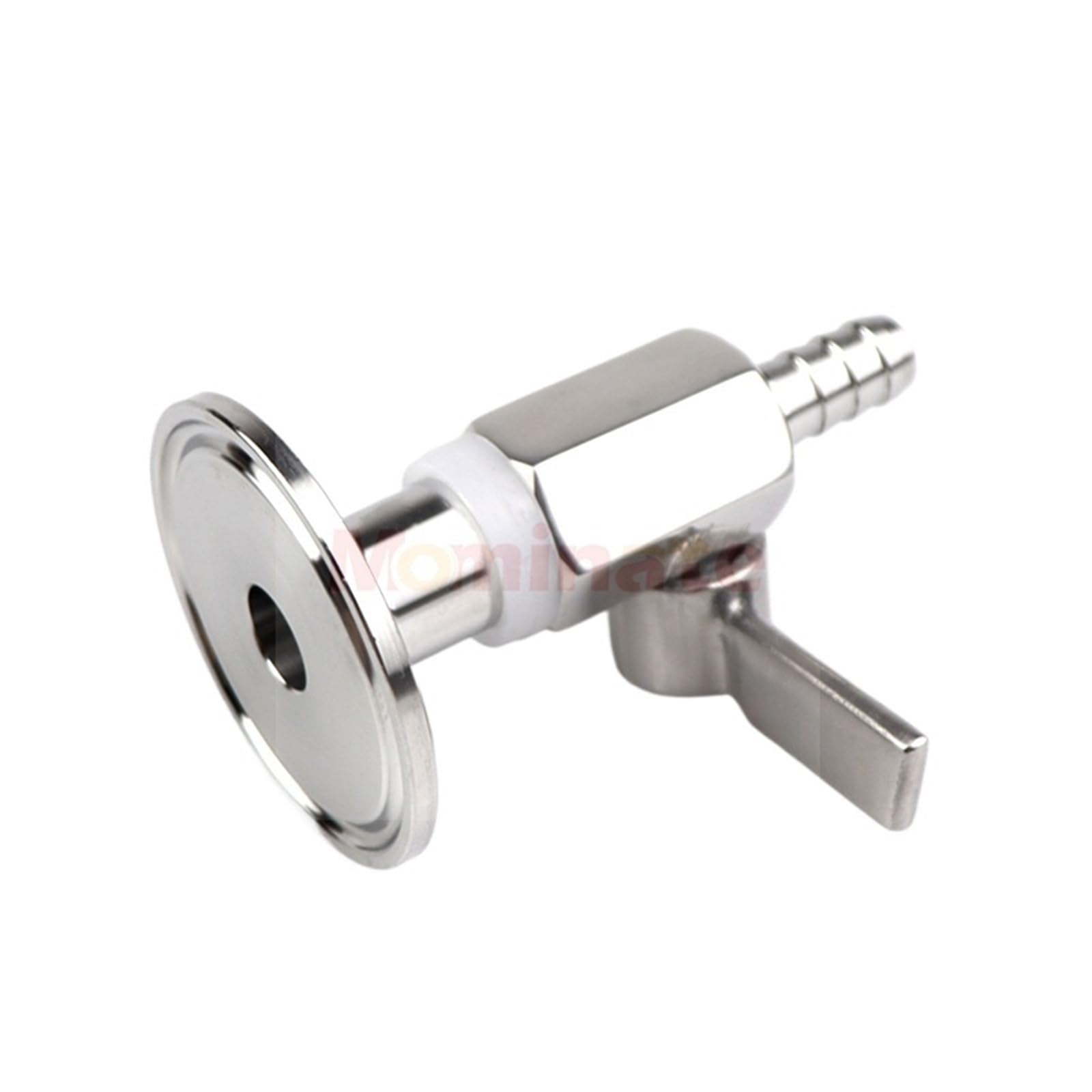 Mini válvula de bola 2 vías acero inoxidable 304