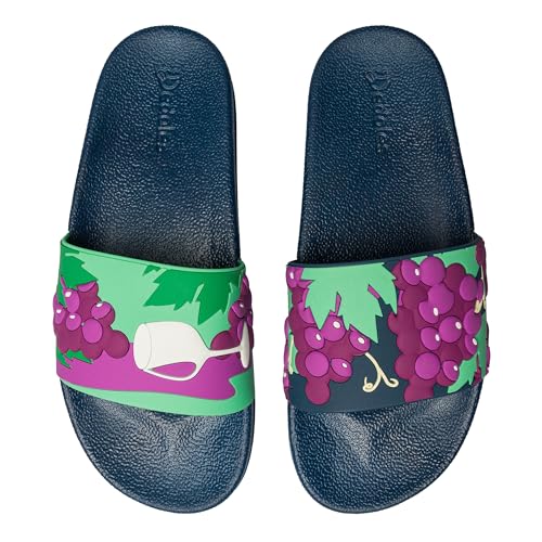Dedoles Badeschuhe & Hausschuhe viele lustige Designs Bücher Kaffee Katze Party Pizza Dackel Fuchs Panda Delfin Geschenk, Farbe:, Gr.: EU 1