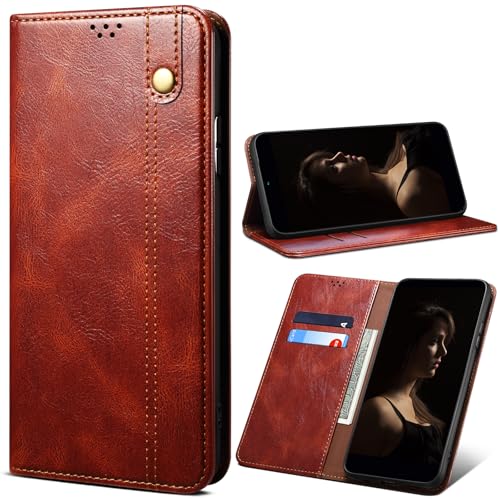 BAILI Funda para Motorola Moto G (2025), 2 Ranuras para Tarjetas, Cierre magnético, Soporte para Billetera para Motorola Moto G (2025) 06