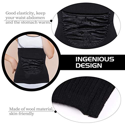 Faja lumbar y abdominal de lana unisex talla XL miniatura 4