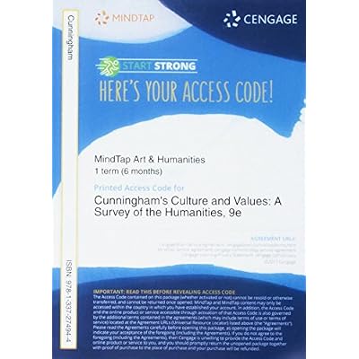 MindTap Art & Humanities, 1 term (6 months) Printed Access Card for Cunningham/Reich/Fichner-Rathus' Culture and Values